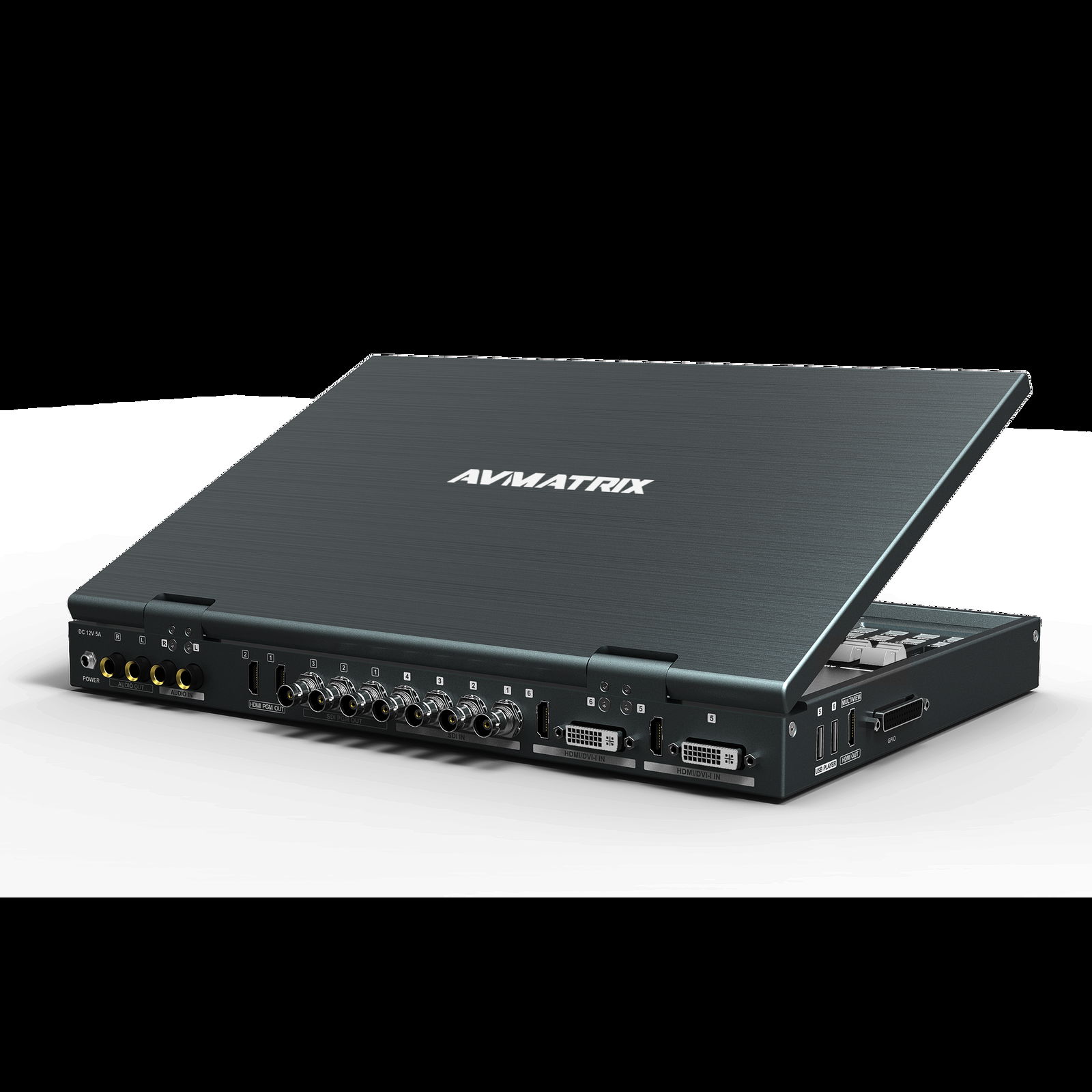 AVMATRIX Portable 6 Channel Multi-format Video Switcher 4