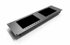 LILLIPUT Dual 7 inch 3RU rackmount monitor with 3G-SDI /HDMI 2.0 RM-7029/S