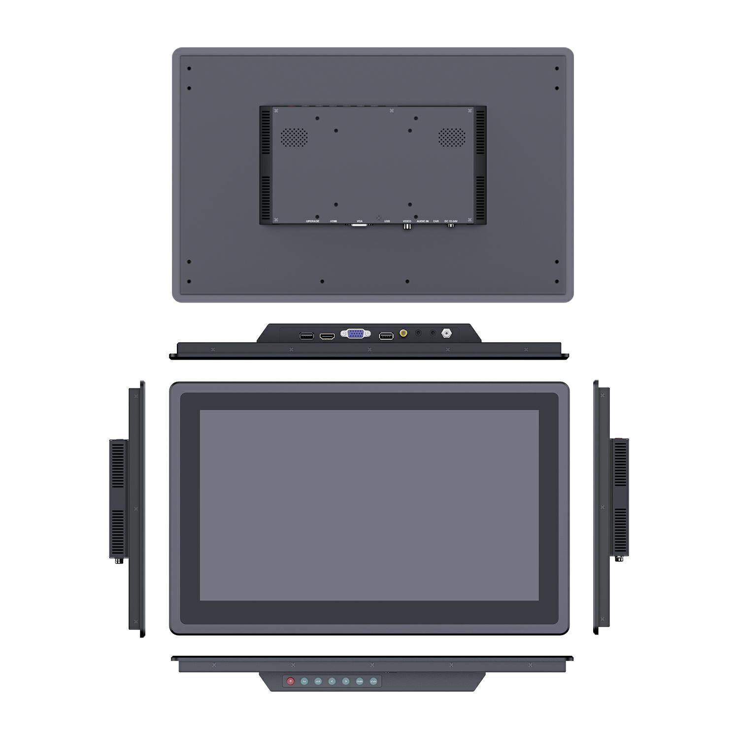 high brightness touch monitor