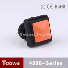 IP67 square reset button switch