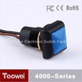 IP67 square sealed led push button Switch 1