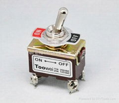 high current 4P on off toggle switch