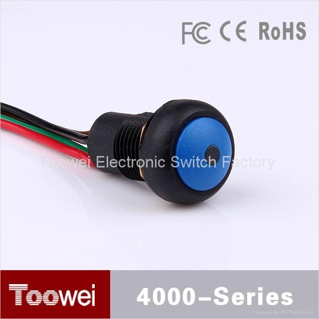 12mm lead-filled epoxy led push button switch 2