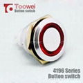 19MM metal ring illuminated push button switch 1