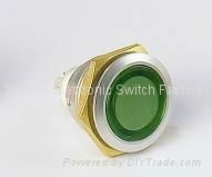 19MM metal ring illuminated push button switch 2