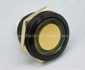 19MM metal ring illuminated push button switch 5