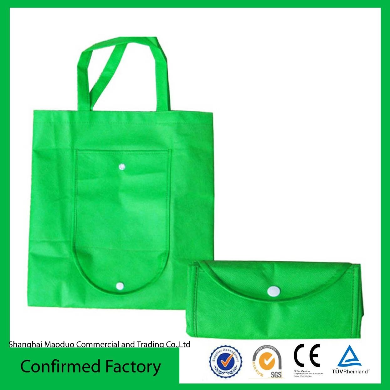 Custom folded non woven bag 5
