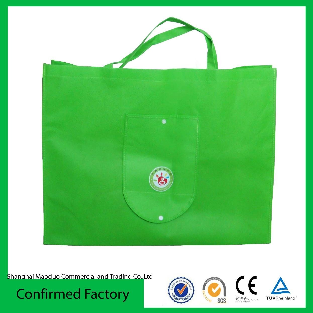 Custom folded non woven bag 4