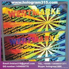 laser 3d hologram label