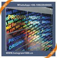 Design anti-fake hologram sticker for