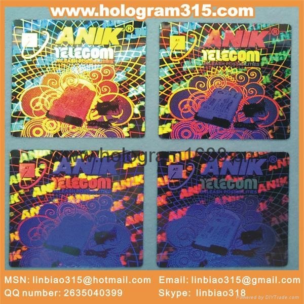 Hologram anti-counterfeit label printing  3