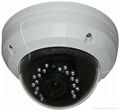 IR vandalproof dome camera with CE