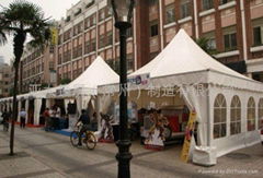 The exhibition tent