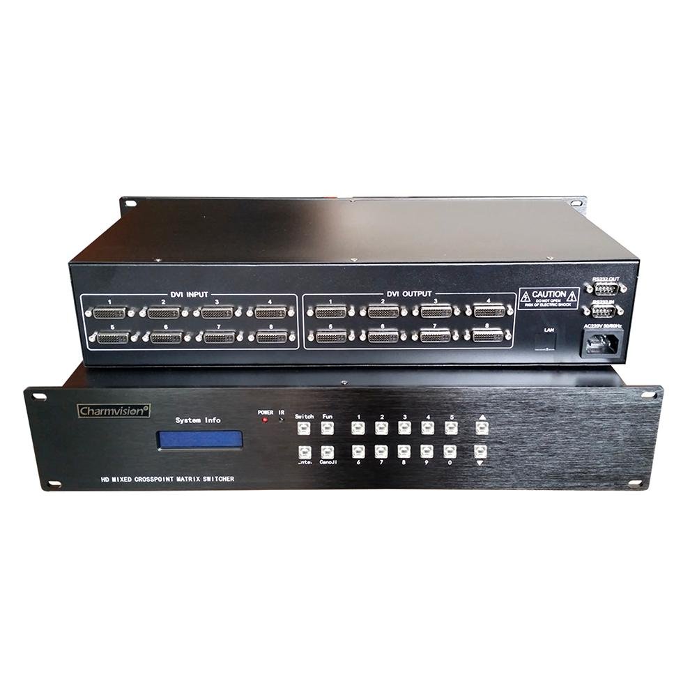 DVI audio and video matrix switcher