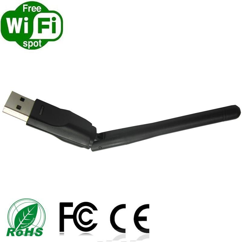 Stylish 150Mbps high quality wifi dongle with external antenna