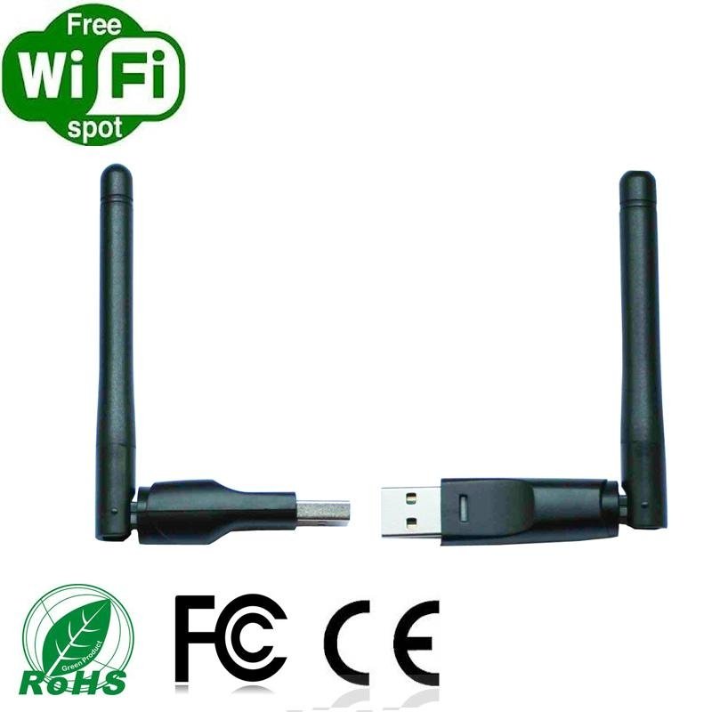 Stylish 150Mbps high quality wifi dongle with external antenna 2