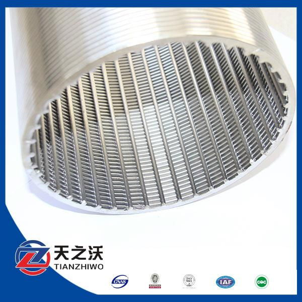 Wire Wrapped Continuous Slot Water Well Screen 6inch TIANZHIWO