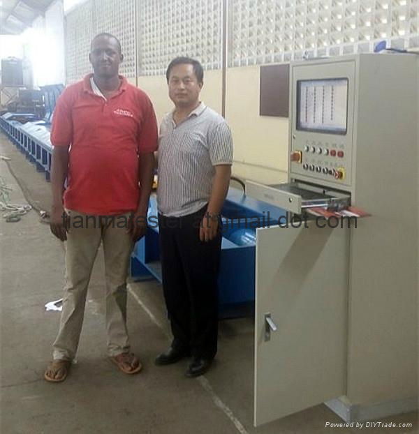 horizontal computer control wire rope hydraulic tensile test bench 4