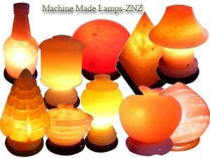 Himalayan salt lamps machine made