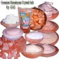 Himalayan crystal salt pink and white edible