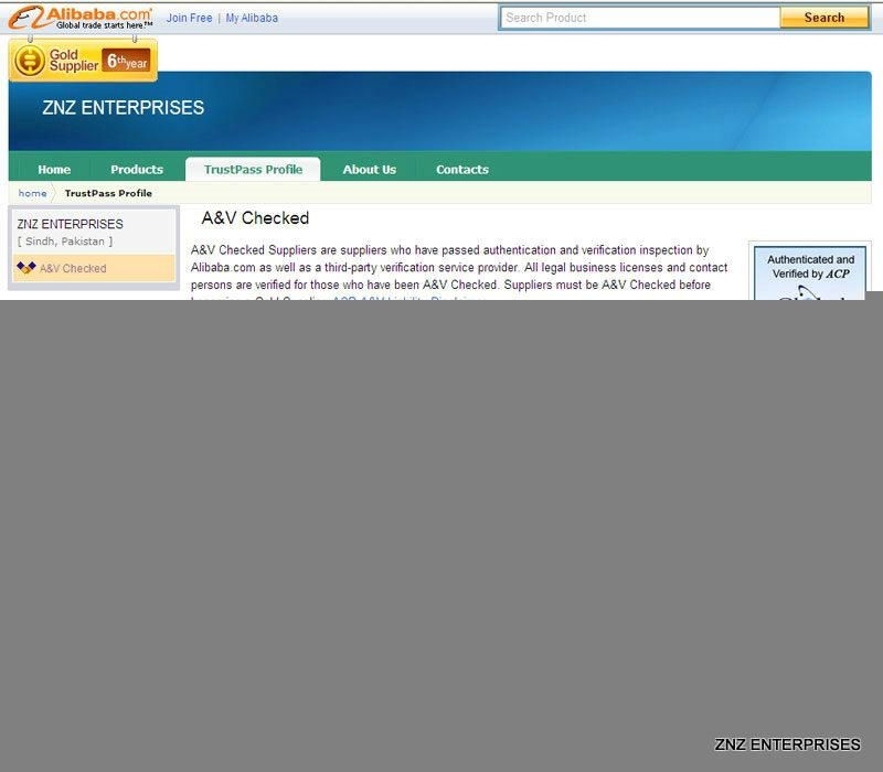 alibaba Gold supplier certificate