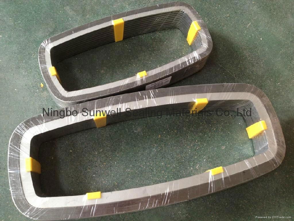 Non-rounded Spiral wound Gaskets