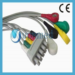 GE-Marquette 5 leadwire ecg cable 