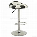 swivel chrome adjustable barstool