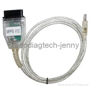 MPPS Cable MPPS V13 cable chiptuning k+can flasher cable 2 color white &black 2