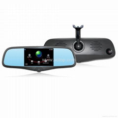 Smart mirror GPS with DVR