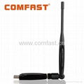 COMFAST CF-WU830NS 300Mbps wireless usb adapter with 5dBi external antenna 1