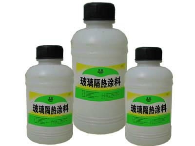 Transparent heat insulation coating for glass 