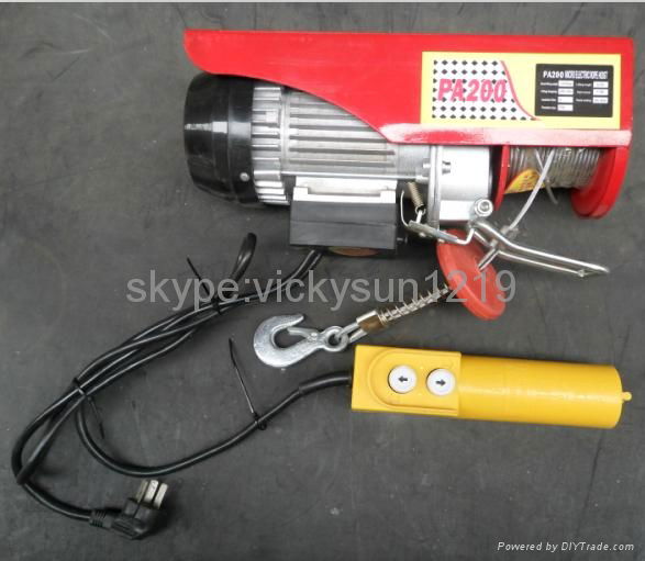 small electric cable hoist 220V 200kg