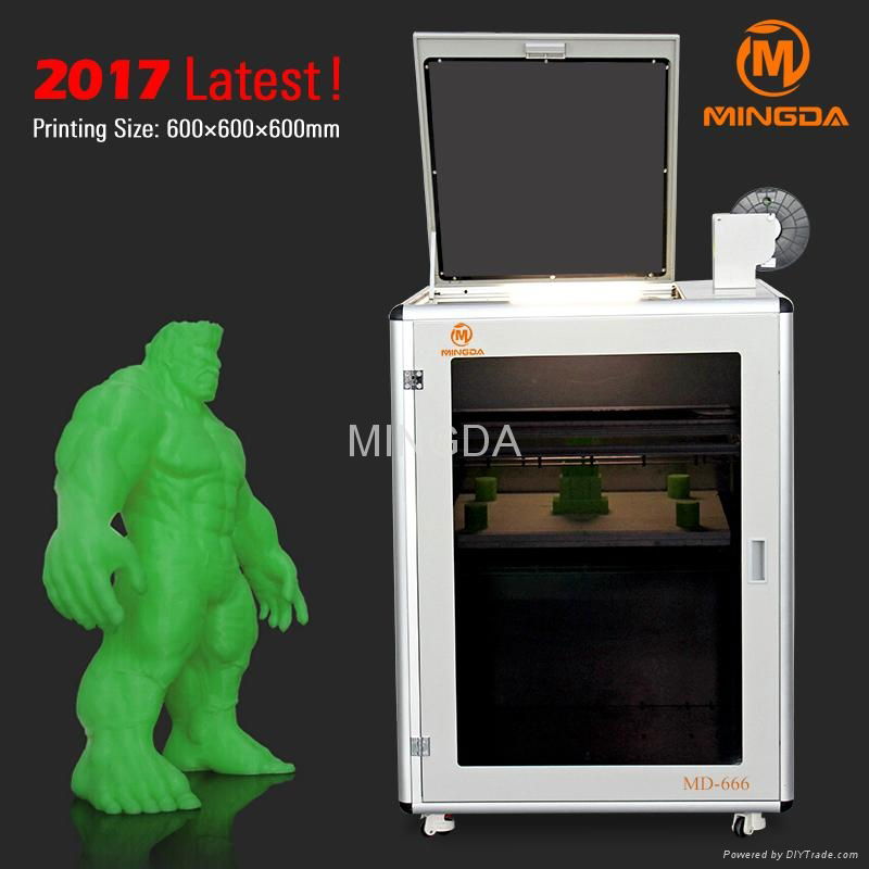 600*600*600mm large size 3d printer for industrial with high precision 5