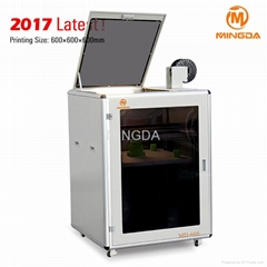 600 x 600 x 600 mm Size MINGDA MD-666 FDM Printing Machine 3D Printer 