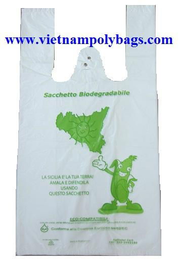 T-shirt handle plastic bags  4