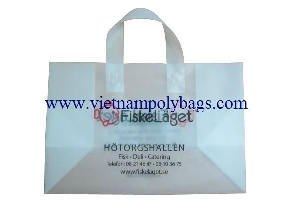 Soft loop handle plastic bags  4