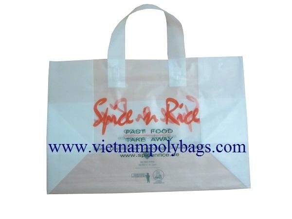Soft loop handle plastic bags  5