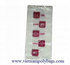 Block-head plastic bags 