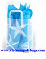 Tri-fold handle plastic bags  5
