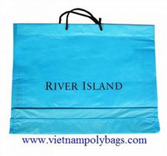 Drawstring plastic bags 