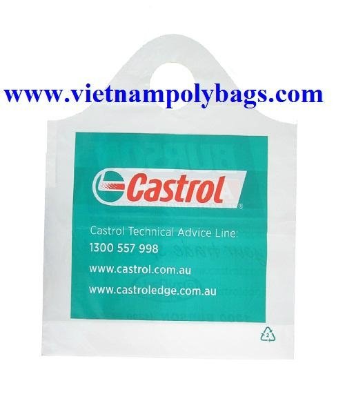 Wave top handle plastic bags  3