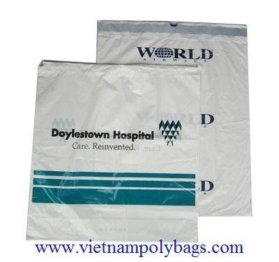 Draw-tape handle plastic bags  2