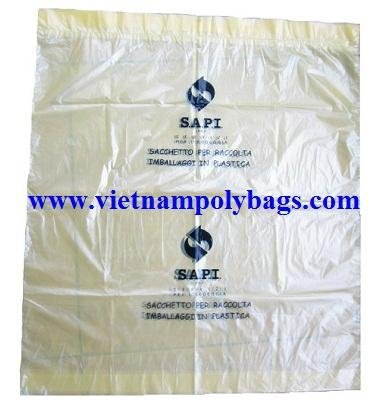 Draw-tape handle plastic bags  4