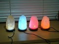 Natural USB Led Salt lamps home decor