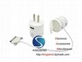 Universal 3in1 wall charger with usb port for IPhone Samsung 5V1.2A Lightning  2
