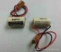 Sanyo CR14250SE (cr17335) Lithium  battery for PLC machine 1