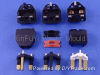 bridge for AC powercord,UK plug insert,BS plug insert