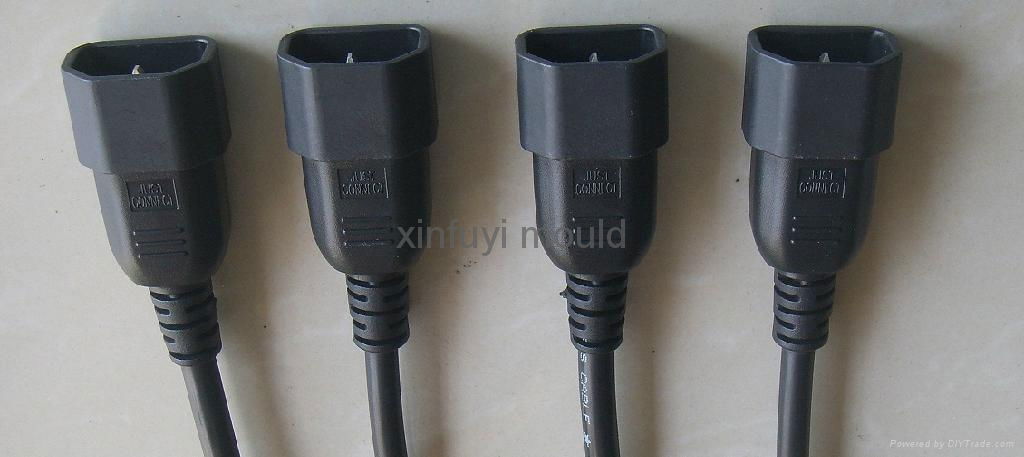 china plastic injection mould,C14 computer connector 2