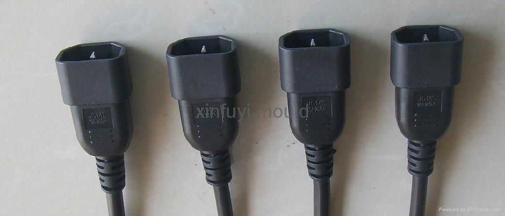 china plastic injection mould,C14 computer connector 4